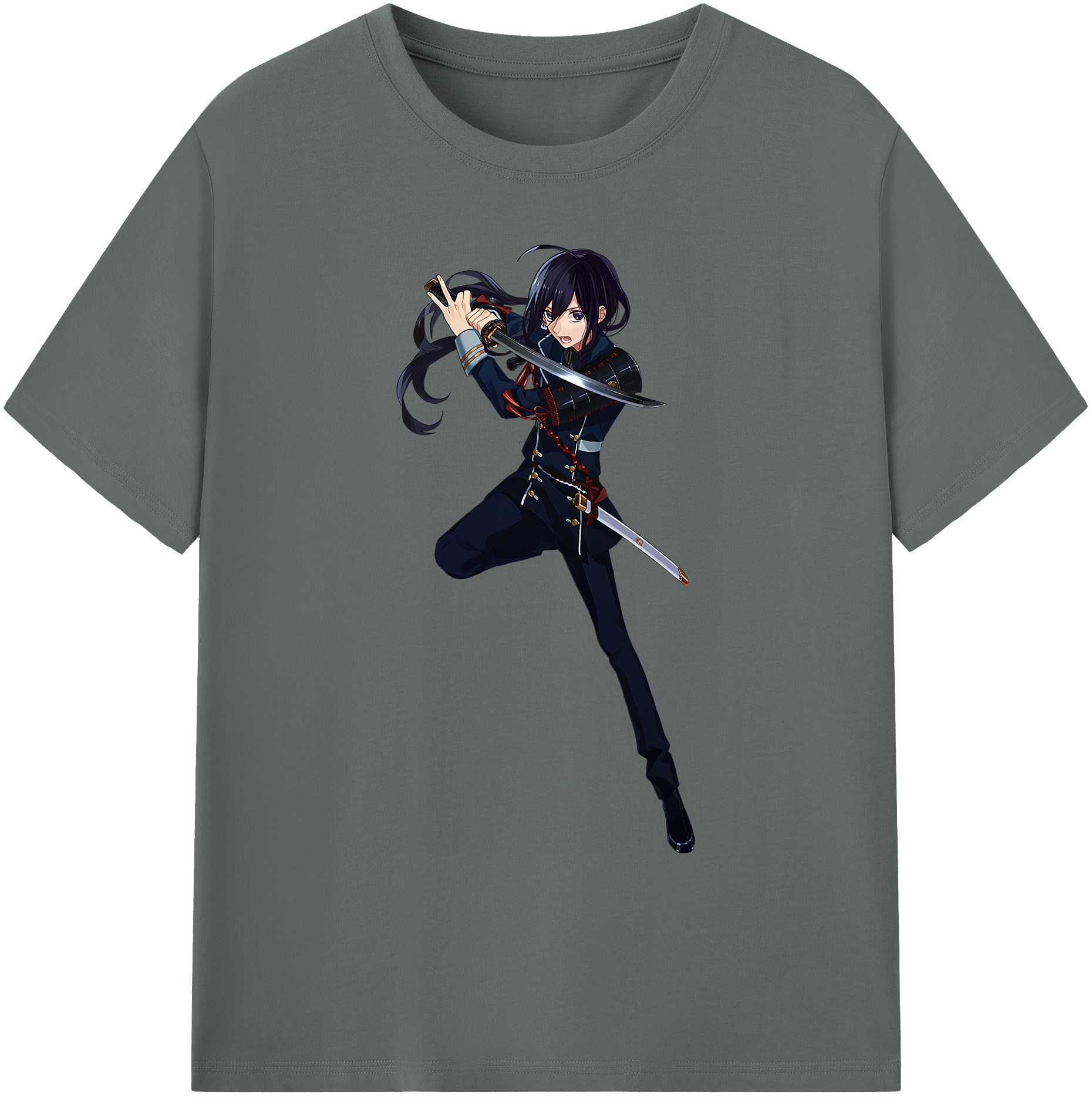 （画像用） 刀剣乱舞 Touken Ranbu 綿100％ メンズ半袖Tシャツ｜肌触りやわらか＆通気性